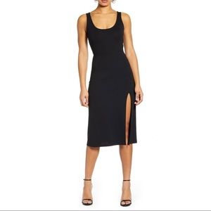 Leith scoop neck midi dress
